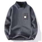 Men's Merino Knit Denim Shirt | Vintage-Inspired Tailored Comfort