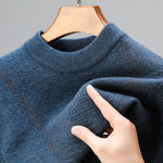 Men's Merino Wool Blend Sweater | Lightweight Cozy Winter Essential