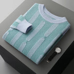 Men's Merino Wool Crewneck Sweater | Lightweight Structured Winter Essential