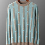 Men's Merino Wool Crewneck Sweater | Lightweight Structured Winter Essential