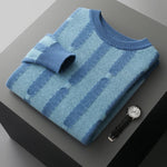 Men's Merino Wool Crewneck Sweater | Lightweight Structured Winter Essential