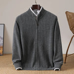 Men's Merino Wool Quarter Zip Sweater | Refined Modern Layering Essential