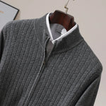 Men's Merino Wool Quarter Zip Sweater | Refined Modern Layering Essential