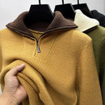 Men's Natural Wool Blend Fleece Jacket | Cozy Structured Layering Essential