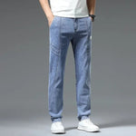Men's Organic Cotton Blend Vintage-Inspired Jeans | Relaxed Fit with Flexible Comfort