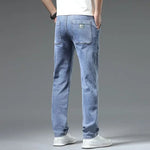 Men's Organic Cotton Blend Vintage-Inspired Jeans | Relaxed Fit with Flexible Comfort
