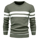 Men's Patchwork Pullover Sweater | Stylish Warm Autumn Essential