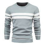 Men's Patchwork Pullover Sweater | Stylish Warm Autumn Essential
