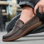 Men's Glossy Penny Loafers | Classic Casual Fit