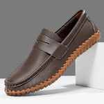 Men's Glossy Penny Loafers | Classic Casual Fit