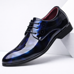 Men's Patent Leather Shoes | Structured Comfort Design