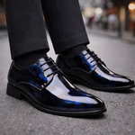 Men's Patent Leather Shoes | Structured Comfort Design