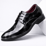 Men's Patent Leather Shoes | Structured Comfort Design