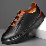 Men's Pebbled Leather Dress Shoes | Structured Comfort Design