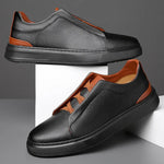 Men's Pebbled Leather Dress Shoes | Structured Comfort Design