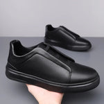 Men's Pebbled Leather Dress Shoes | Structured Comfort Design