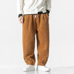 Men's Plush Ribbed Corduroy Sweatpants | Soft Touch Everyday Comfort