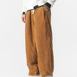 Men's Plush Ribbed Corduroy Sweatpants | Soft Touch Everyday Comfort