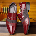 Men's Polished Leather Loafers | Refined Modern Elegance