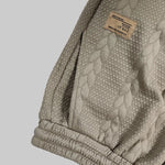 Men's Polyester Cable Knit 2-Piece Set | Stylish Casual Comfort Ensemble