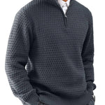 Men's Polyester Half-Zip Sweater | Classic Stylish Comfort Fit