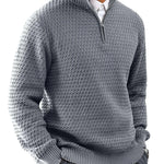 Men's Polyester Half-Zip Sweater | Classic Stylish Comfort Fit
