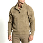 Men's Polyester Jacquard Henley Shirt | Soft Breathable Everyday Essential