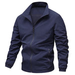 Men's Polyester Spandex Varsity Jacket | Lightweight Breathable Comfort