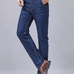 Men's Premium Cotton Denim Jeans | Timeless Structured Comfort Fit