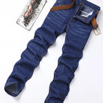 Men's Premium Cotton Denim Jeans | Timeless Structured Comfort Fit