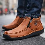 Men's Premium Italian Leather Ankle Boots | Effortless All-Day Comfort