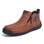 Men's Premium Italian Leather Ankle Boots | Effortless All-Day Comfort