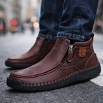 Men's Premium Italian Leather Ankle Boots | Effortless All-Day Comfort