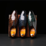 Men's Premium Leather Dress Loafers | Elegant Formal Slip-On Style