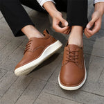 Men's Leather Lace-Up Shoes | Versatile Everyday Fit