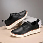 Men's Premium Leather Lace-Up Shoes | Effortless Comfort Design