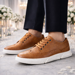 Men's Premium Leather Low-Top Sneakers | Refined All-Day Comfort Fit
