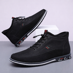 Men's Premium Leather Mid-Top Sneakers | Refined Everyday Comfort