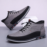 Men's Premium Leather Mid-Top Sneakers | Refined Everyday Comfort