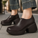 Women's Premium Leather Orthopedic Platform Shoes | All-Day Comfort Fit