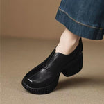 Women's Premium Leather Orthopedic Platform Shoes | All-Day Comfort Fit