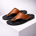 Men's Premium Leather Sandals | All-Day Comfort Fit