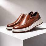Men's Premium Leather Slip-On Loafers | All-Day Comfort Fit