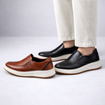 Men's Premium Leather Slip-On Loafers | All-Day Comfort Fit