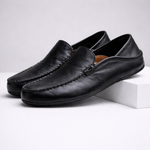 Men's Premium Leather Slip-On Loafers | Tailored All-Day Comfort Design