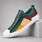Men's Premium Leather Slip-On Sneakers | Effortless Comfort and Style