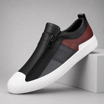 Men's Premium Leather Slip-On Sneakers | Effortless Comfort and Style