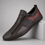Men's Premium Leather Slip-On Sneakers | Effortless Comfort and Style