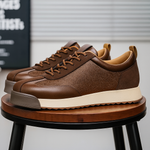 Men's Premium Leather Sneakers | All-Day Comfort Fit