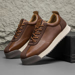 Men's Premium Leather Sneakers | All-Day Comfort Fit